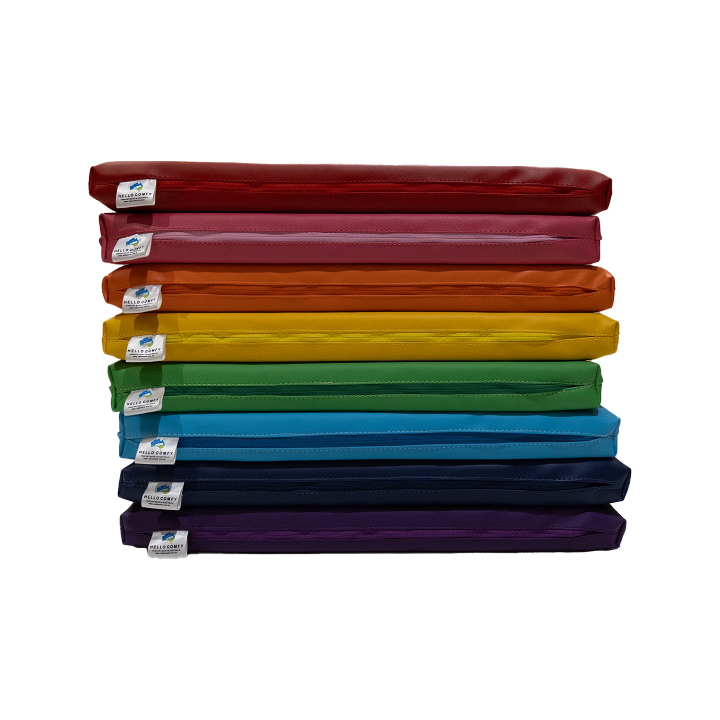 Child Care Sleep Mat - Premium Australian-Made PVC Vinyl & Foam. Compliant with Safety Standard AS/NZS 8811.1:2013 Sleep surfaces – Test for firmness. Waterproof, durable, and safe. Available in a variety of colours. Ideal for child care centres, daycare, kindergartens, schools, and home use.