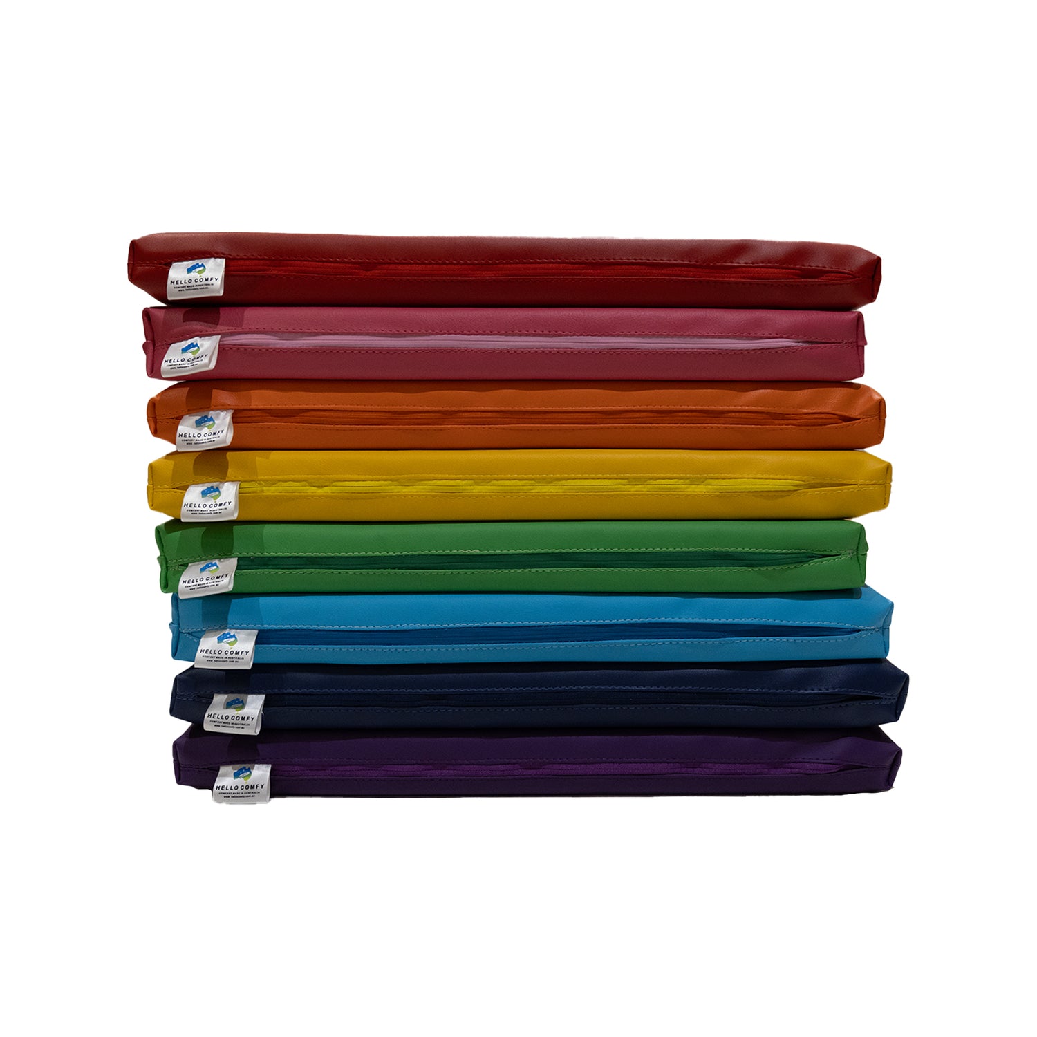 Child Care Sleep Mat - Premium Australian-Made PVC Vinyl & Foam. Compliant with Safety Standard AS/NZS 8811.1:2013 Sleep surfaces – Test for firmness. Waterproof, durable, and safe. Available in a variety of colours. Ideal for child care centres, daycare, kindergartens, schools, and home use.