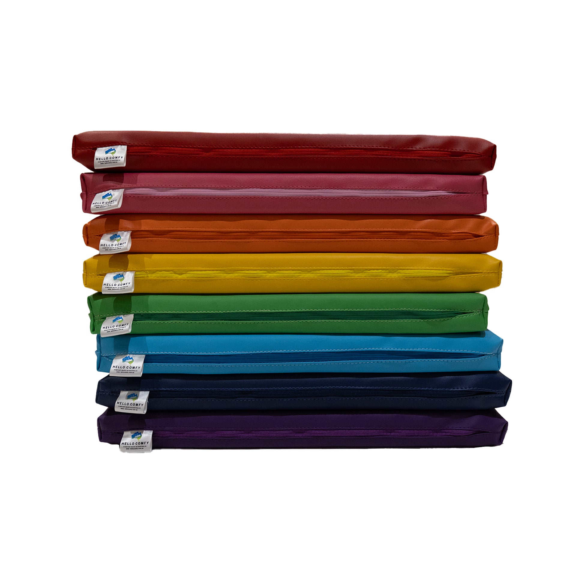Child Care Sleep Mat - Premium Australian-Made PVC Vinyl & Foam. Compliant with Safety Standard AS/NZS 8811.1:2013 Sleep surfaces – Test for firmness. Waterproof, durable, and safe. Available in a variety of colours. Ideal for child care centres, daycare, kindergartens, schools, and home use.