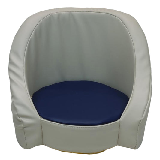 Navy Hello Comfy Child Care Cuddle Chair – Australian-made, flame-retardant, waterproof, and stain-resistant seating for kids, featuring a customisable foam seat. Perfect for daycares, child care centres, and homes.