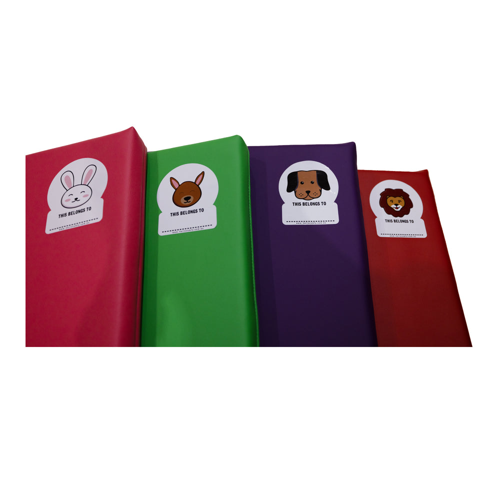 Foldable Sticker Tag Removable Animal Name Tag Stickers – Hello Comfy